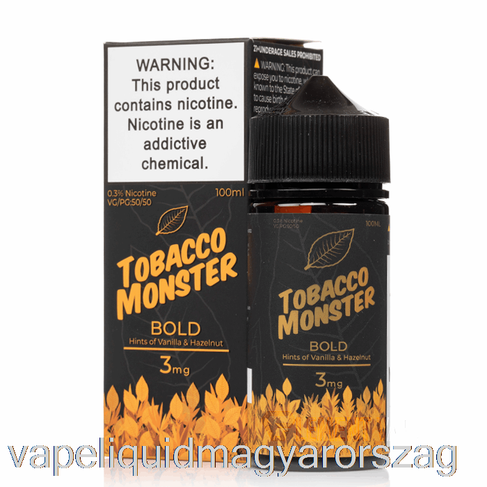 Bold - Tobacco Monster - 100ml 0mg Vape E Cigi